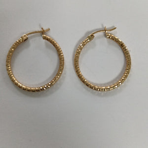 ARRACADAS PAR ORO 14 K 2.5 GRMS (SEMINUEVO)