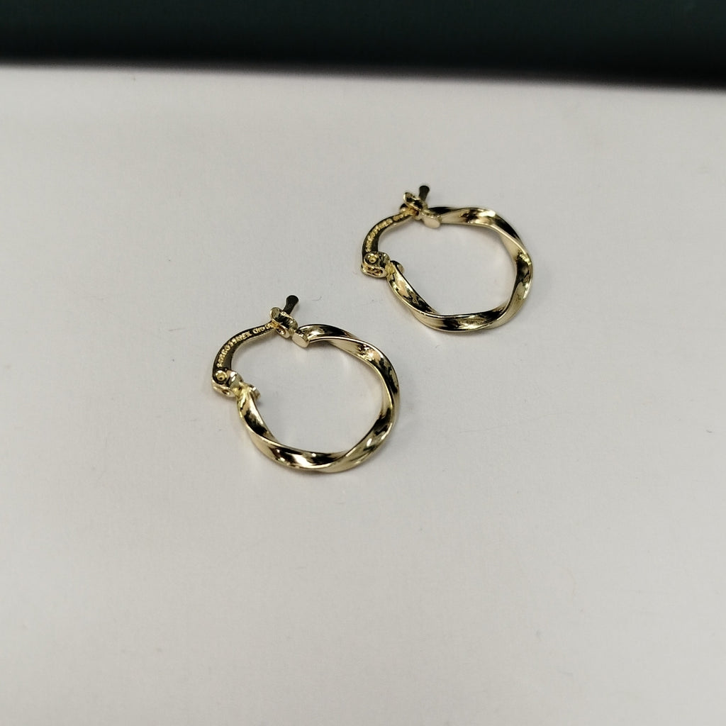 ARETES ARRACADAS TORZAL 14K 1.2 GR (NUEVO)
