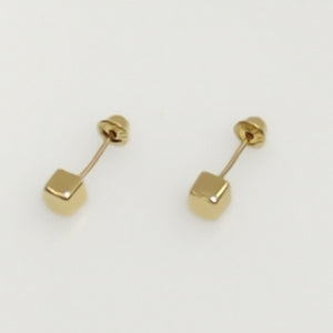 BROQUELES BROQUEL FIG CUBO 14K 0.203 GR (NUEVO)