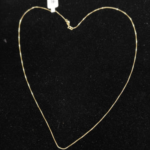 CADENA VENECIANO 14K 55 CM 1.7 GR (NUEVO)