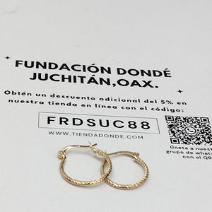 ARETES ARRACADAS 14K 1.2 GR (NUEVO)