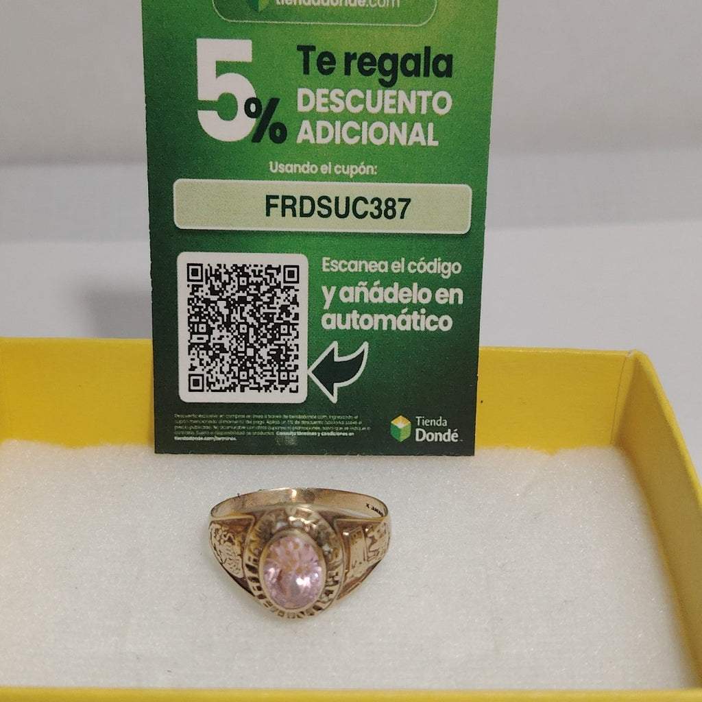 ANILLO DE GRADUACIÓN ORO 8 K 2,90 GRMS (SEMINUEVO)