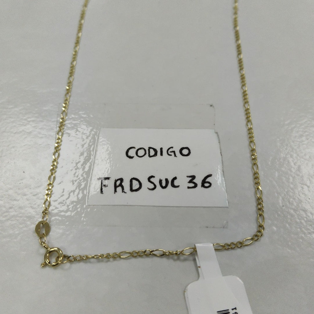 CADENA TEJIDO 3X1 14K 55 CM 2.3 GR (NUEVO)