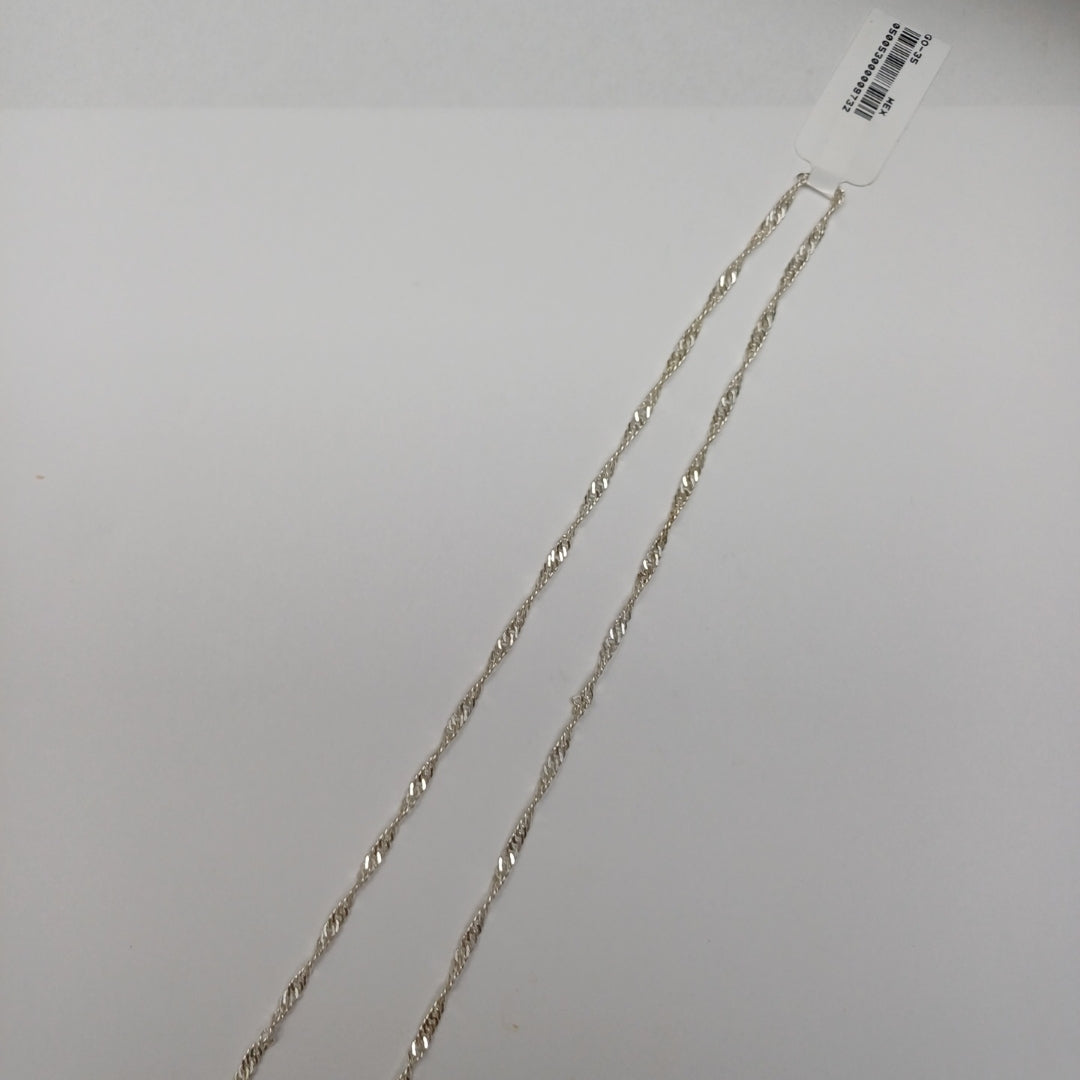 CADENA MEDIO TZL PLATA .925 55 CM 4.12 GR (NUEVO)
