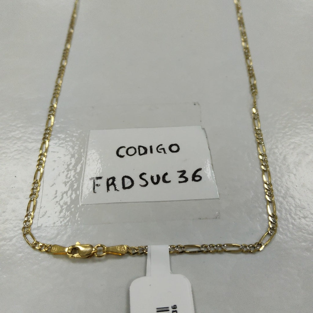 CADENA 3X1 DIAMANTADA 14K 60 CM 5.1 GR (NUEVO)
