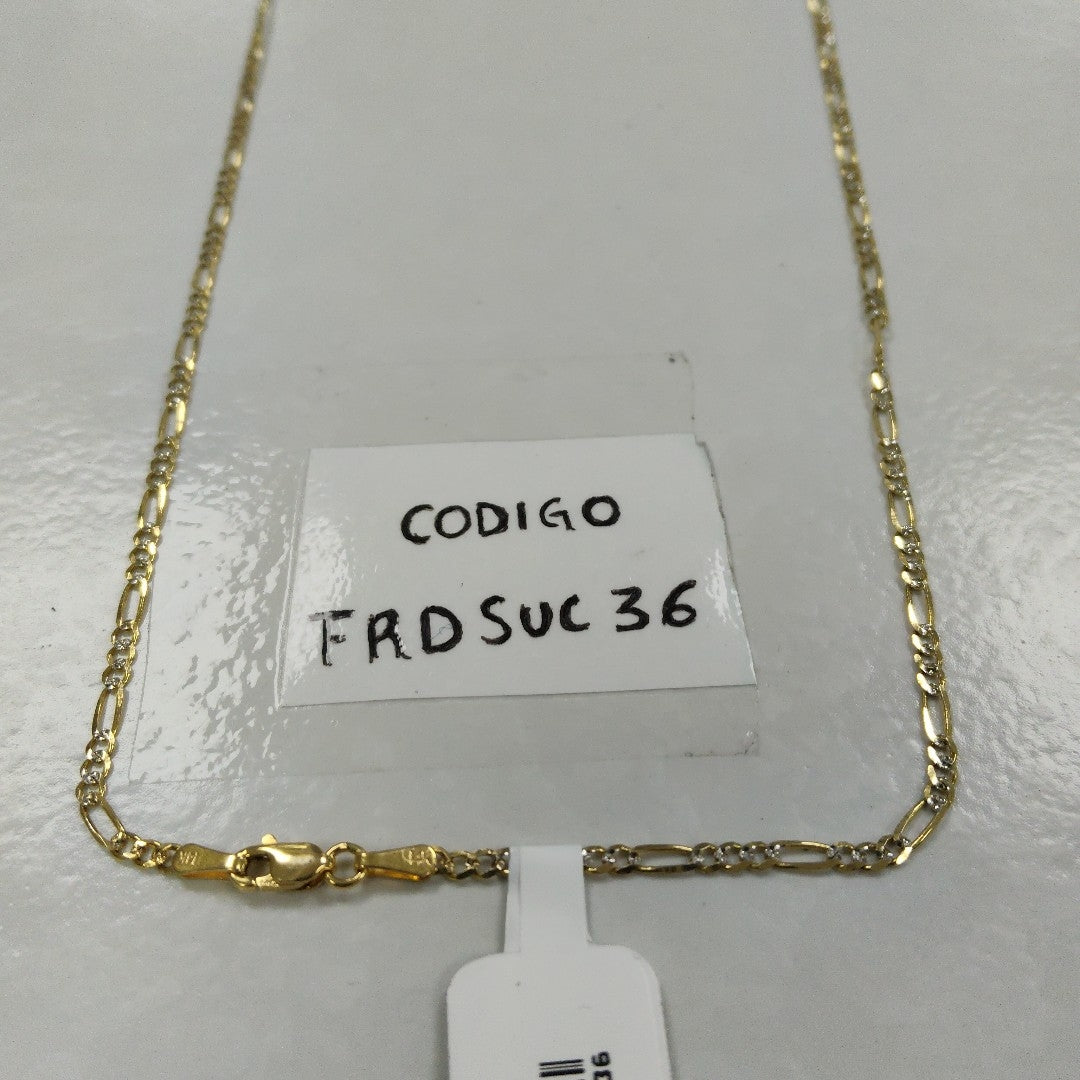 CADENA 3X1 DIAMANTADA 14K 60 CM 5.1 GR (NUEVO)