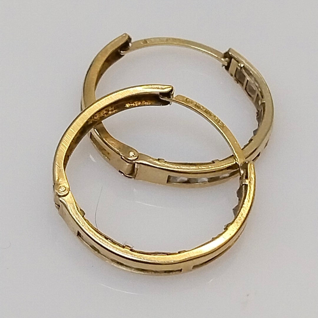 ARRACADAS PAR ORO 10 K 2,10 GRMS (SEMINUEVO)