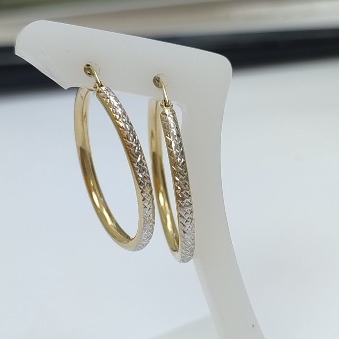 ARRACADAS PAR ORO 14 K 2.2 GRMS (SEMINUEVO)