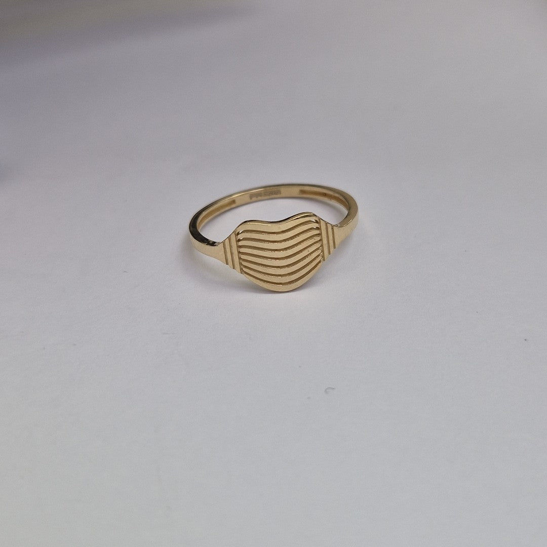 ANILLOS CORAZON 14K TALLA 8 1.8 GR (NUEVO)