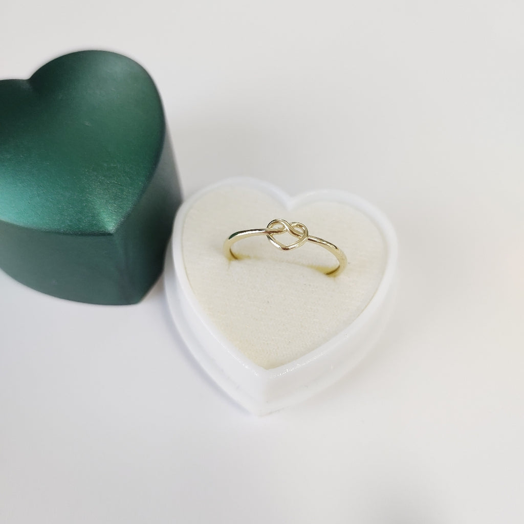 ANILLOS ANILLITO FIG CORAZON 10K TALLA 9 0.9 GR (NUEVO)
