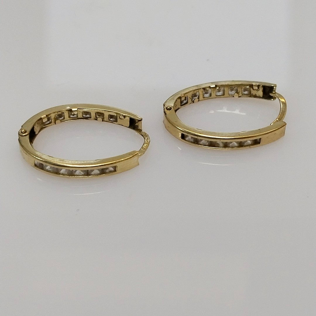 ARRACADAS PAR ORO 10 K 1,90 GRMS (SEMINUEVO)