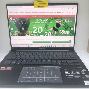 LAPTOP ASUS ZENBOOK 14 UM3406K (2025) 512 GB SSD 16 GB RAM (SEMINUEVO)