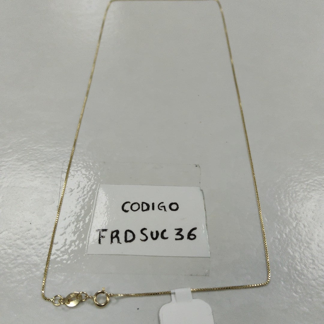 CADENA VENECIANO 14K 50 CM 1.6 GR (NUEVO)