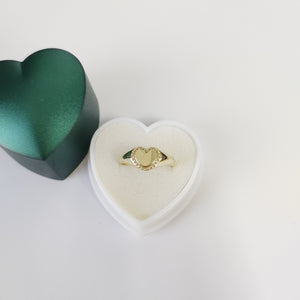 ANILLOS ANILLITO FIG CORAZON 10K TALLA 8 1.6 GR (NUEVO)