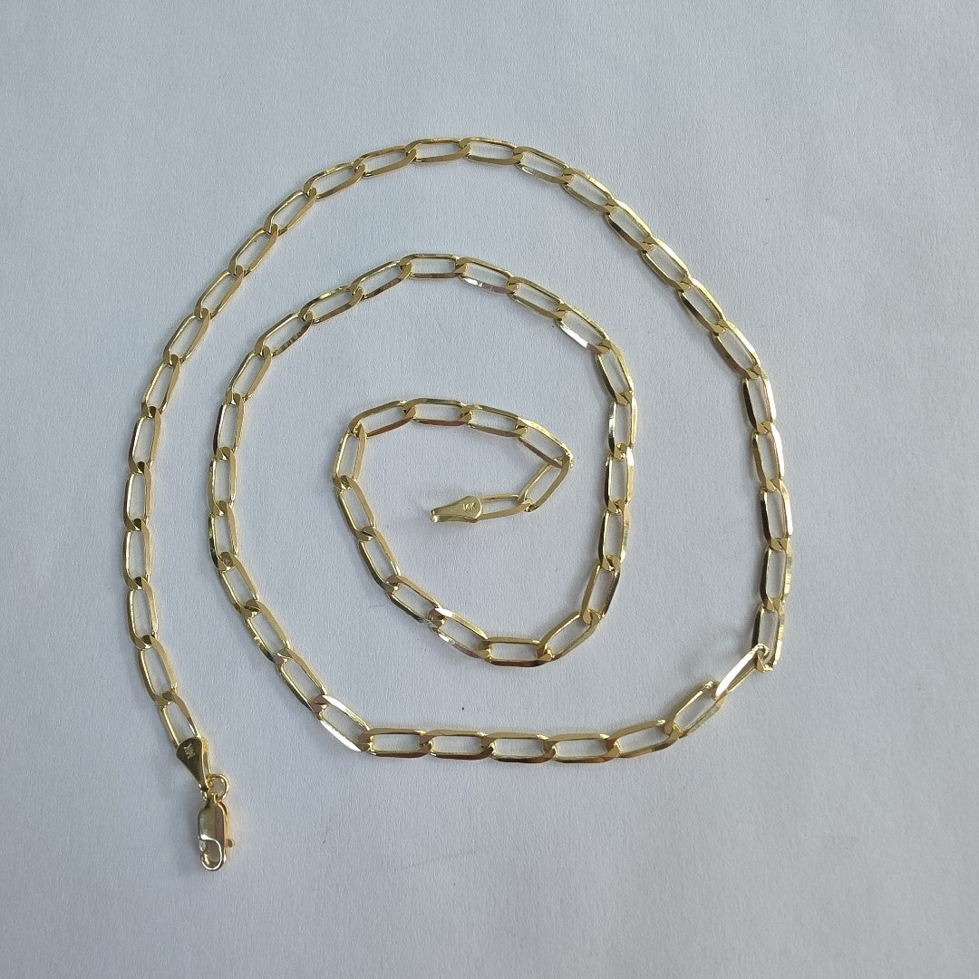 CADENA ESLABONES 14K 60 CM 11 GR (NUEVO)