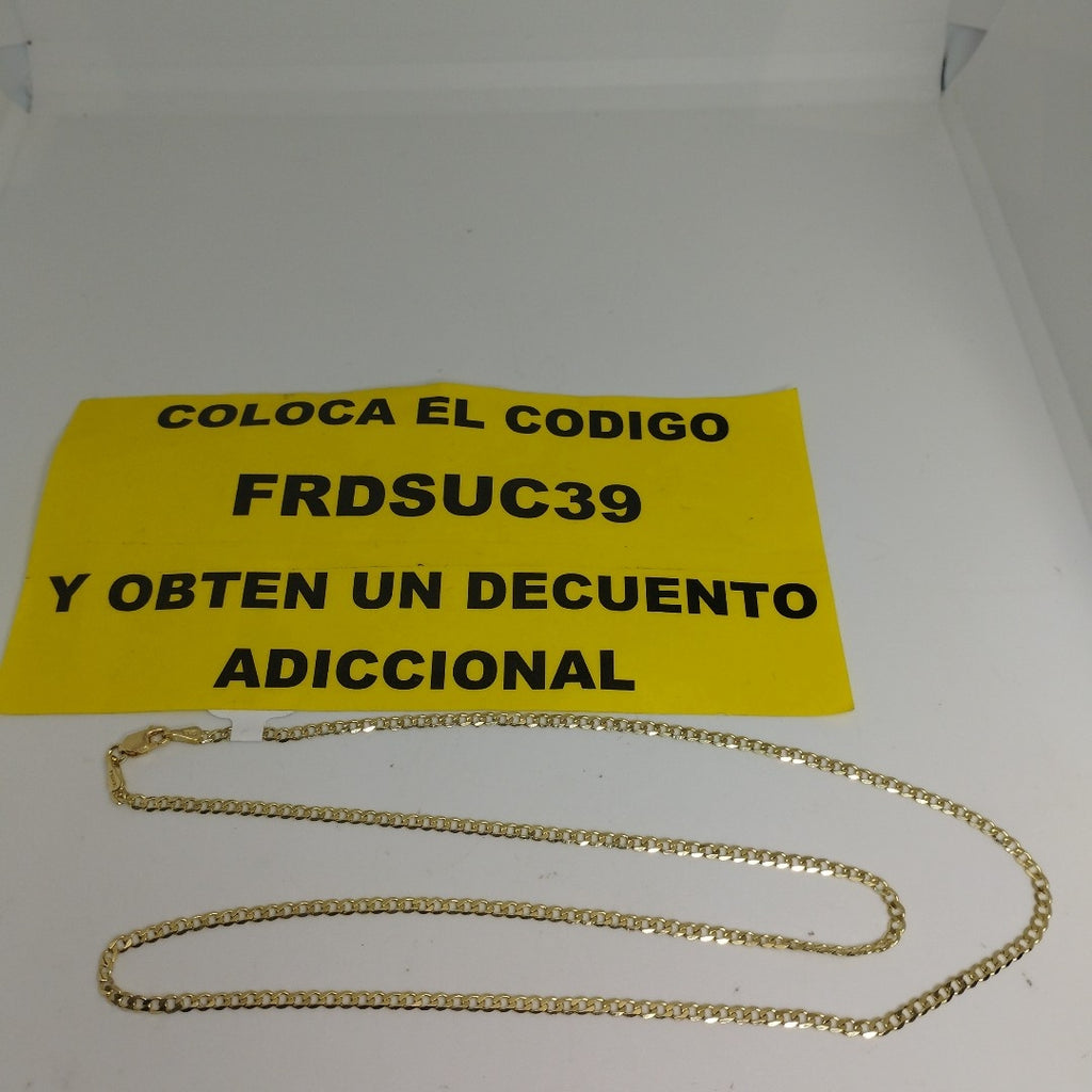 CADENA BARBADA 10K 55 CM 4.8 GR (NUEVO)