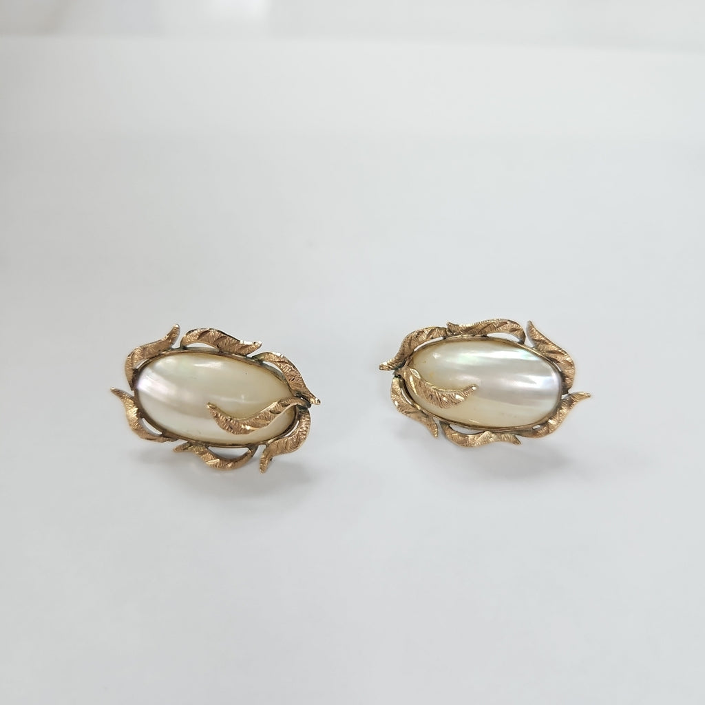 ARETES PAR ORO 14 K 6,10 GRMS (SEMINUEVO)