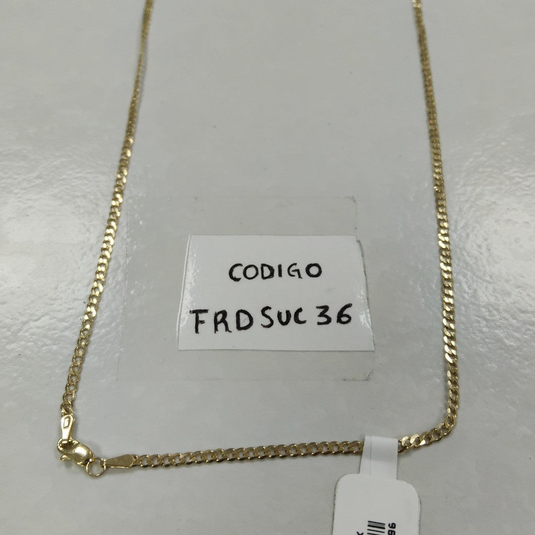 CADENA BARBADA 14K 55 CM 6 GR (NUEVO)