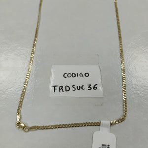 CADENA BARBADA 14K 55 CM 6 GR (NUEVO)