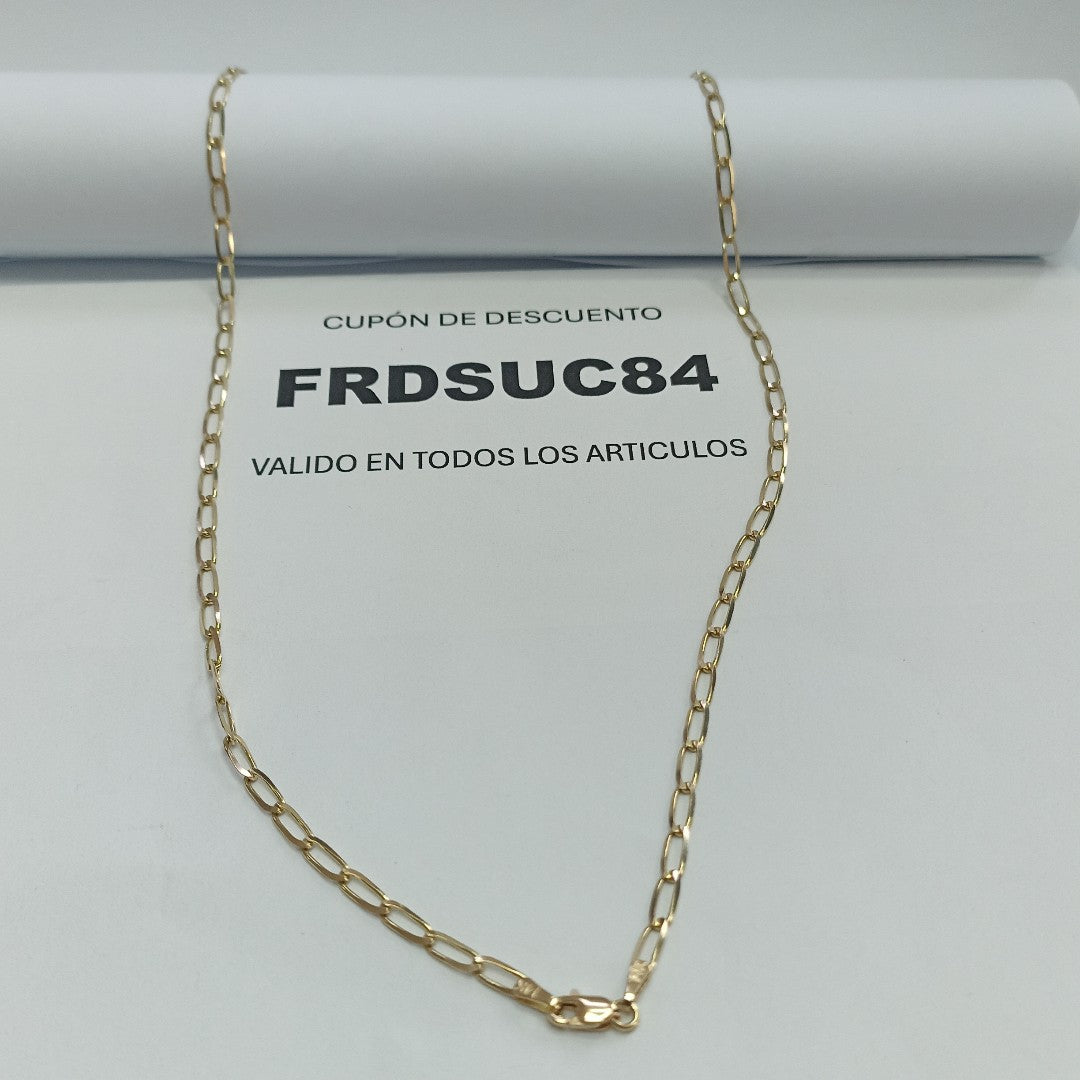 CADENA ESLABON 14K 55 CM 6.5 GR (NUEVO)