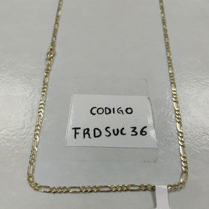 CADENA 3X1 14K 55 CM 5 GR (NUEVO)