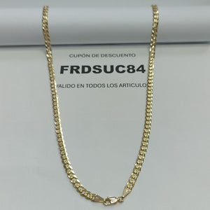 CADENA BARBADA 14K 60 CM 21.4 GR (NUEVO)