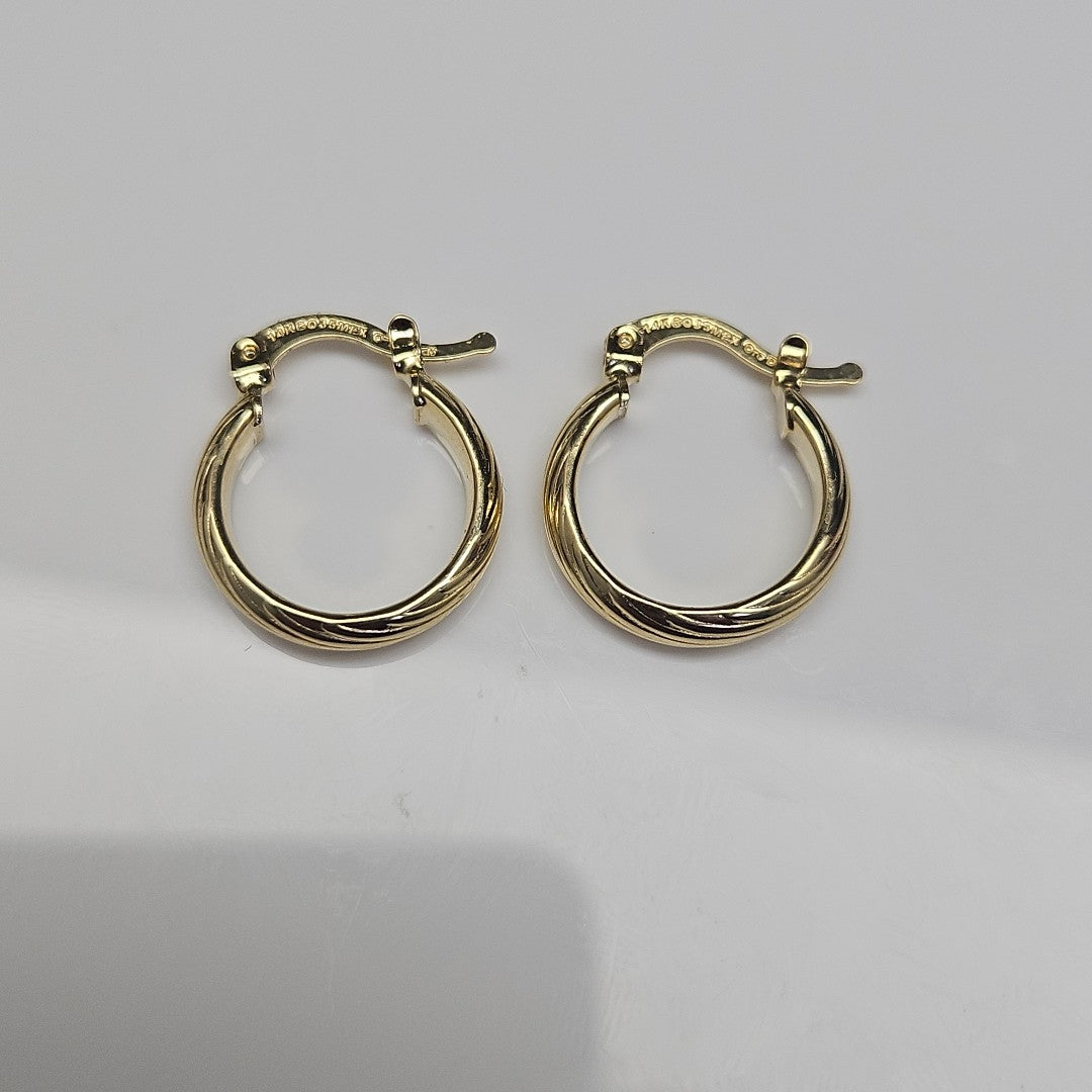 ARETES ARRACADA ASTRIADA 14K 1.7 GR (NUEVO)