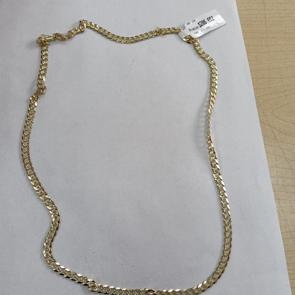 CADENA BARBADA 14K 60 CM 21.1 GR (NUEVO)