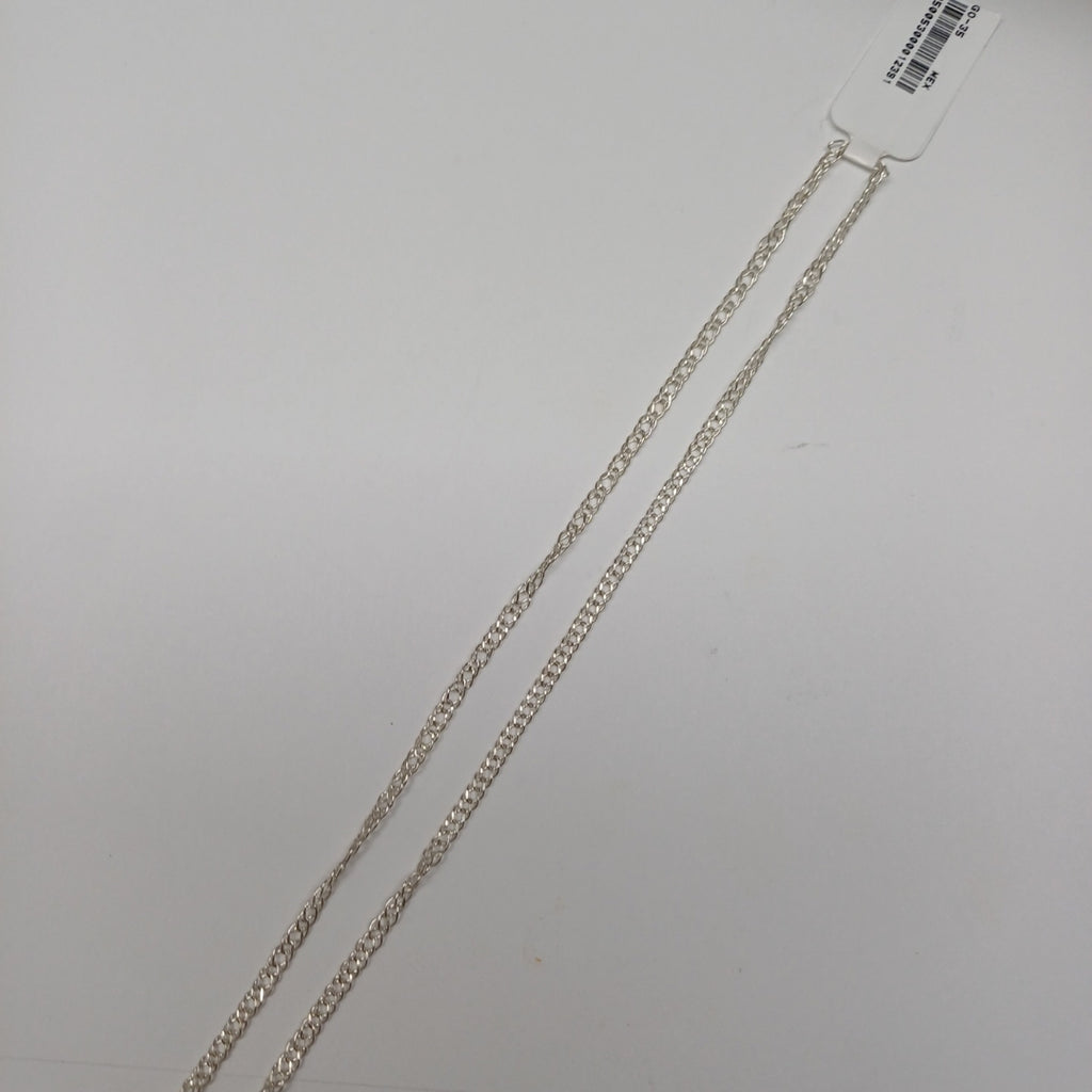 CADENA DOBLE ESLABON PLATA .925 50 CM 3.83 GR (NUEVO)