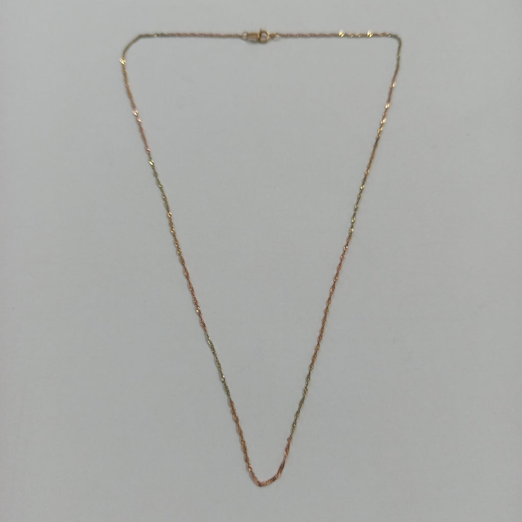 CADENA ORO 10 K 0,80 GRMS (SEMINUEVO)
