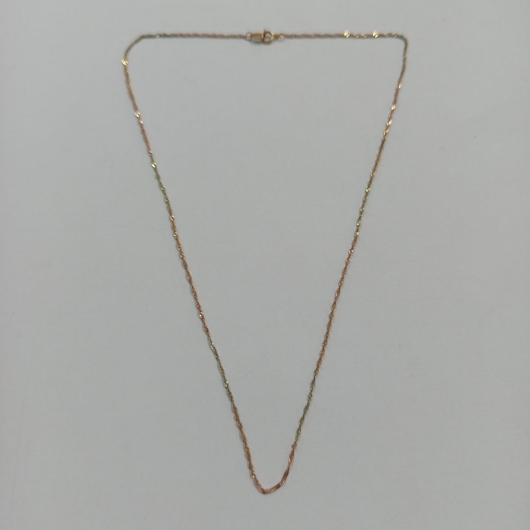 CADENA ORO 10 K 0,80 GRMS (SEMINUEVO)
