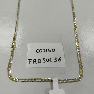 CADENA 3X1 14K 55 CM 7.3 GR (NUEVO)
