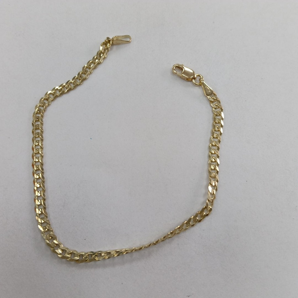 PULSERA BARBADA 14K 18 CM 3.2 GR (NUEVO)