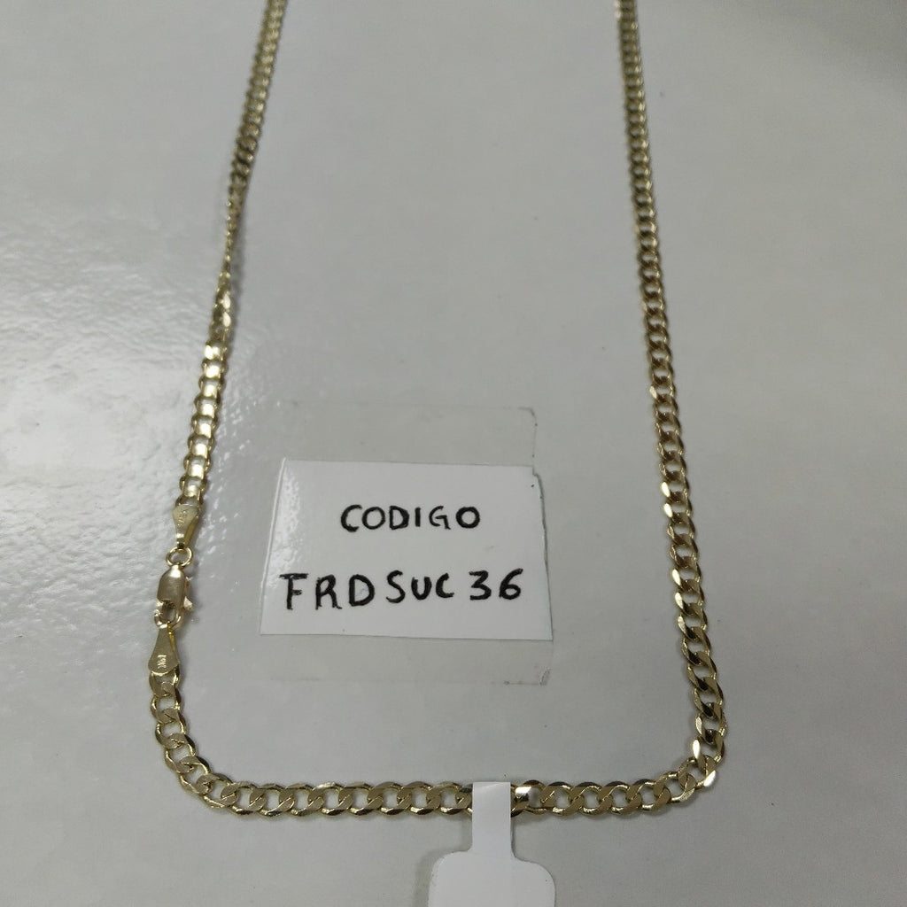 CADENA BARBADA 14K 55 CM 12.6 GR (NUEVO)