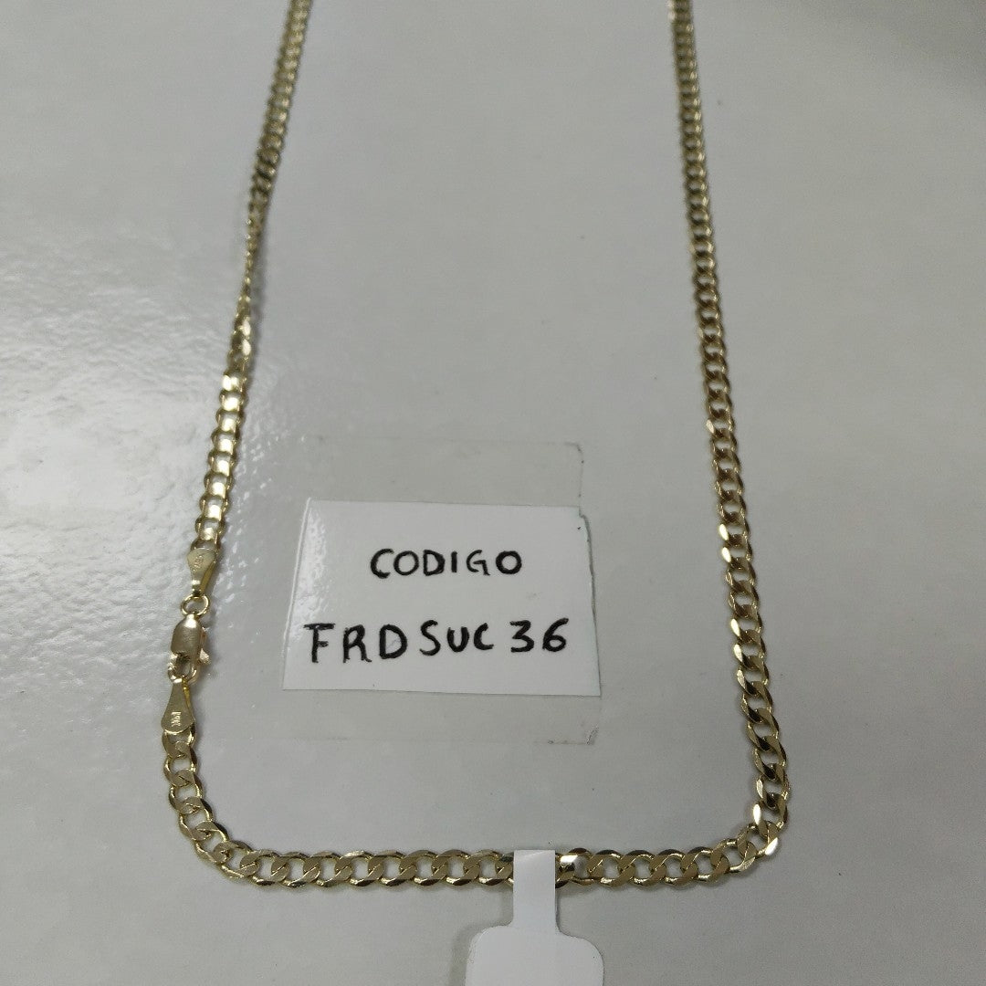 CADENA BARBADA 14K 55 CM 12.6 GR (NUEVO)