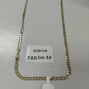 CADENA BARBADA 14K 55 CM 12.6 GR (NUEVO)