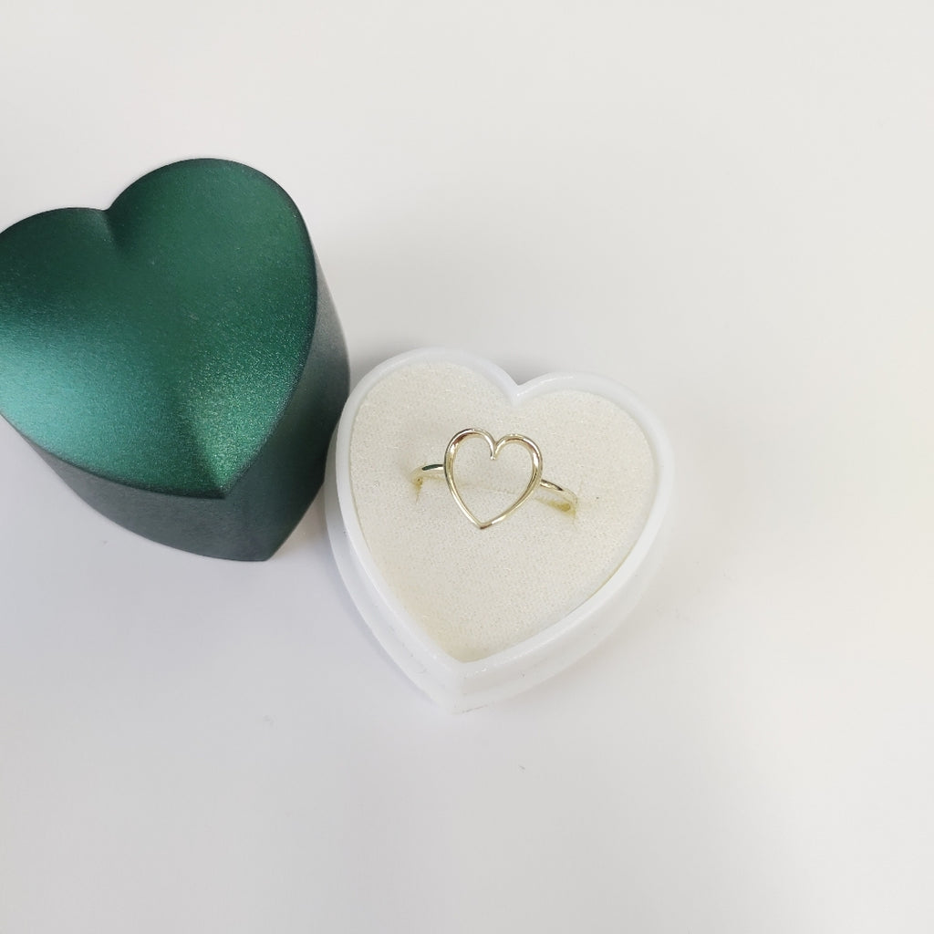 ANILLOS ANILLITO FIG CORAZON 10K TALLA 8 0.9 GR (NUEVO)