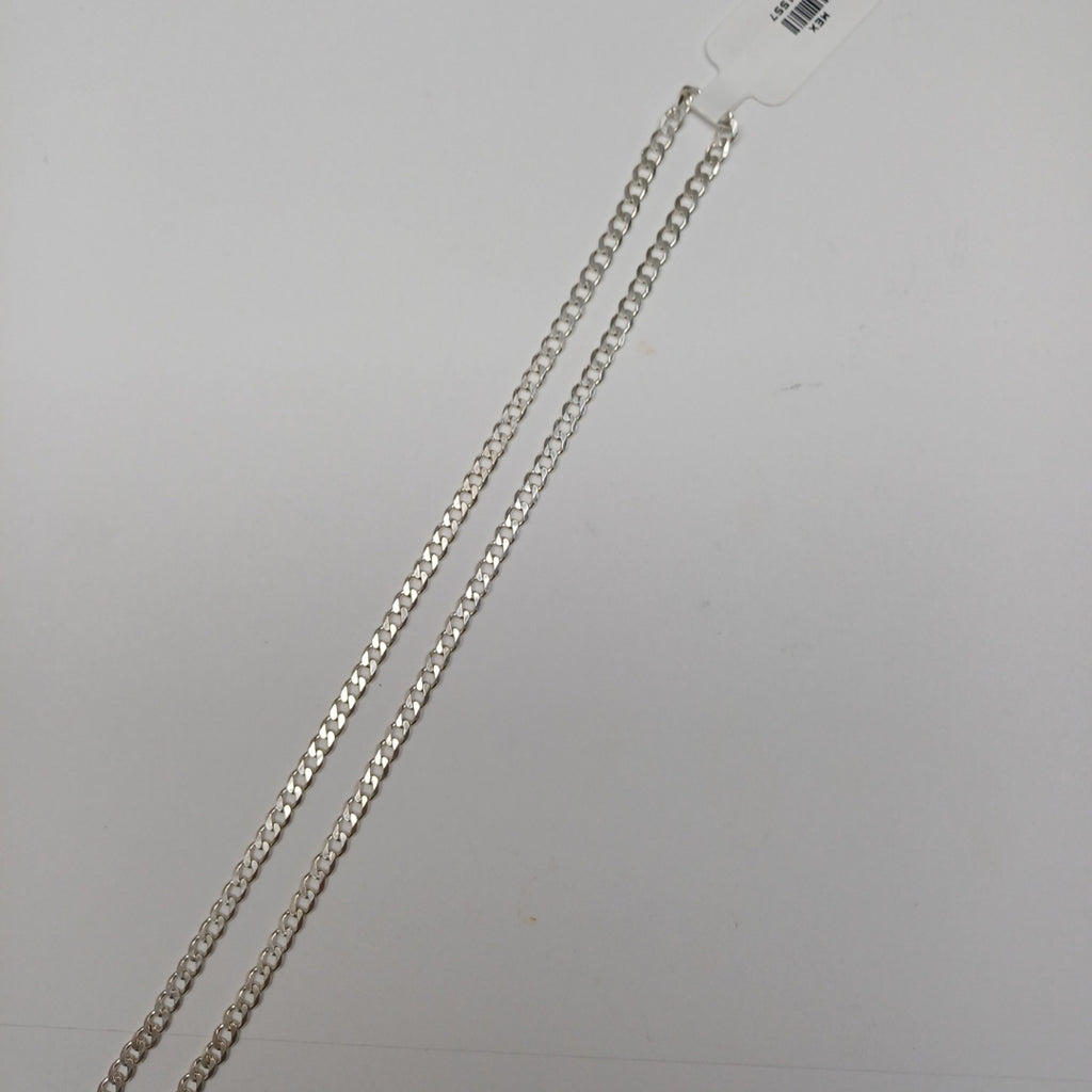 CADENA BARBADA PLATA .925 50 CM 7.02 GR (NUEVO)