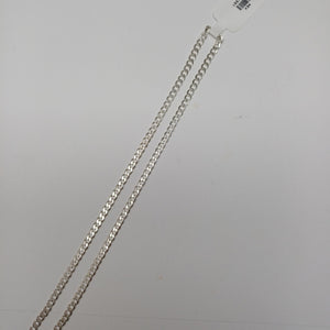 CADENA BARBADA PLATA .925 50 CM 7.02 GR (NUEVO)