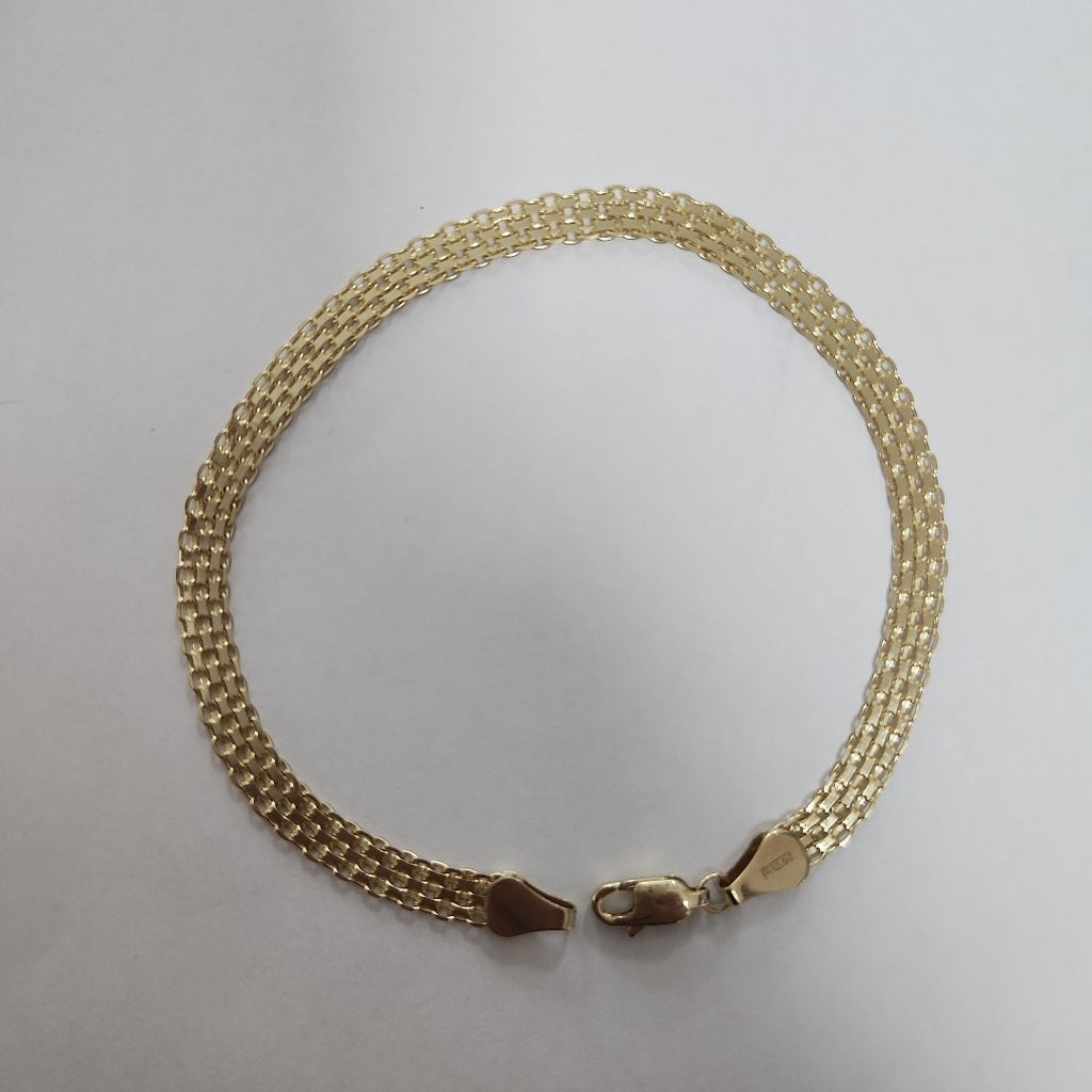 PULSERA ESPECIAL 14K 21 CM 5 GR (NUEVO)