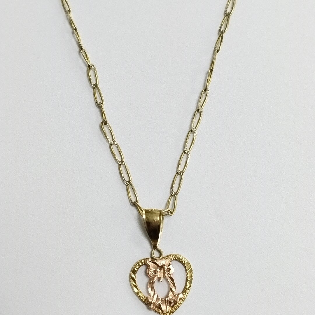 CADENA,DIJE ORO 14 K 4,50 GRMS (SEMINUEVO)