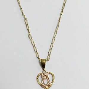 CADENA,DIJE ORO 14 K 4,50 GRMS (SEMINUEVO)
