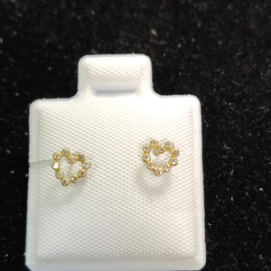 BROQUELES BROQUEL FIG CORAZON 14K 0.23 GR (NUEVO)