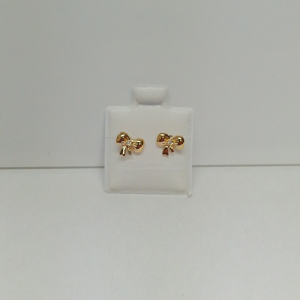 BROQUELES BROQUEL FIG MOÑO C CIRCONIA 14K 0.2441 GR (NUEVO)