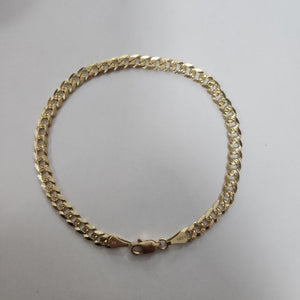 PULSERA BARBADA 14K 21 CM 7.6 GR (NUEVO)