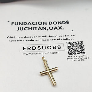 DIJE CRUZ 14K 1.1 GR (NUEVO)