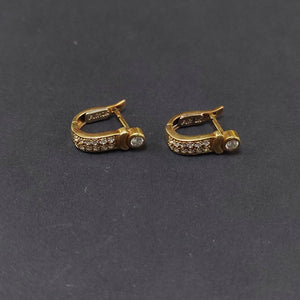 ARETES PAR ORO 10 K 3.8 GRMS (SEMINUEVO)