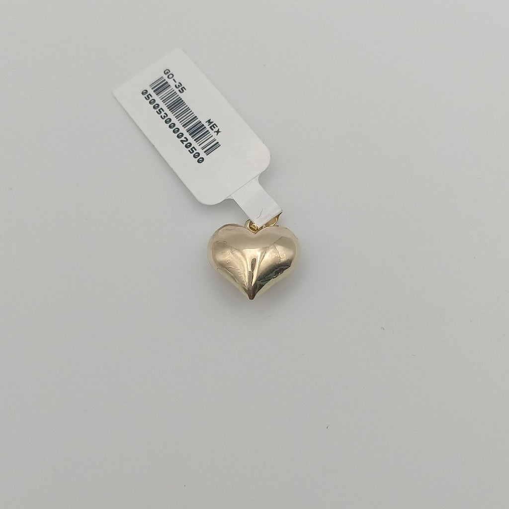 DIJE TEJIDO CORAZON LISO 14K 1.3 GR (NUEVO)