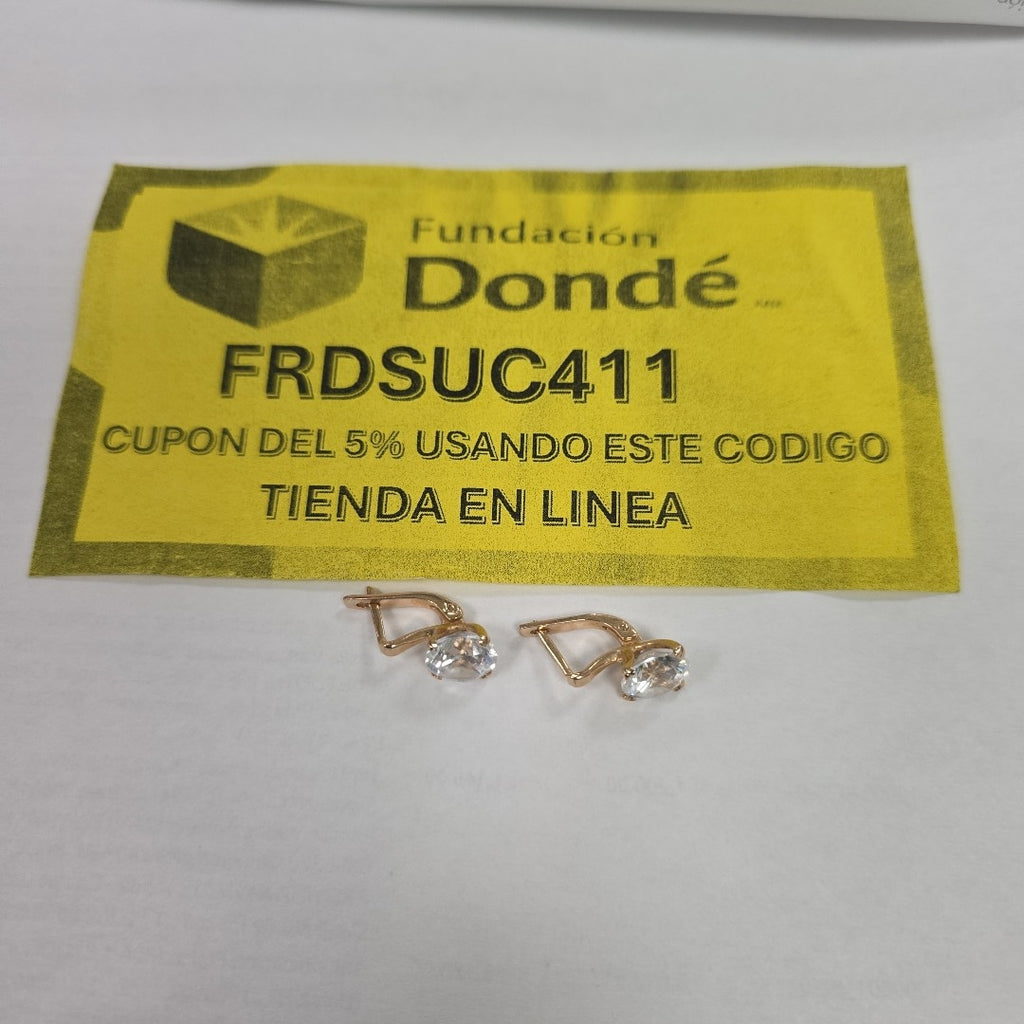 ARETES PAR ORO 14 K 4.8 GRMS (SEMINUEVO)