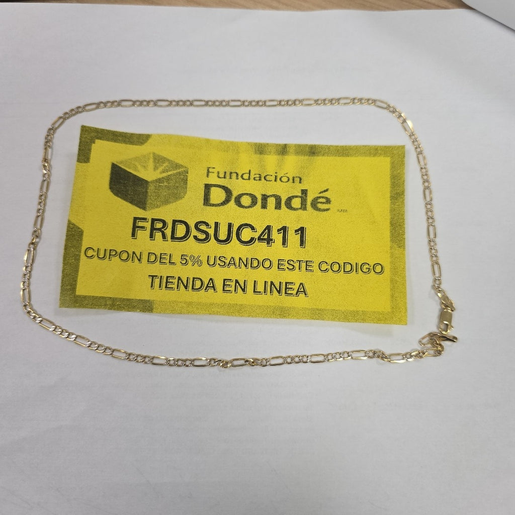 CADENA ORO 14 K 3.3 GRMS (SEMINUEVO)